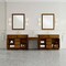 James Martin Vanities Bellshire 120" Dual Vanity Set with 24" Make-Up Counter, Honey Oak w/3 cm White Zeus Silestone Top 660-VMC120-HNO-3WZ - alternate 4