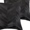 Homeroots Set of Two 18" Black Chevron Cowhide Throw Pillows, 2PK 544579 - alternate 4