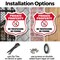 Signmission Private Property Shield Sign No Trespass, 6 Inch X 6 Inch, Plastic Sign SHI-P-6-447 - alternate 3
