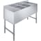Amgood 48 in. x 19 in. Two Compartment Underbar Sink with Two Drainboards SINK BAR S2C-101410-LR-NF-Z - alternate 1
