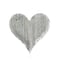 Homeroots 24" Whitewash Reclaimed Wood Heart Wall Decor 384909 - alternate 1