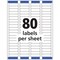 Avery Matte Clear Return Address Labels, PK800 15667 - alternate 6