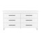 Homeroots 59" White Six Drawer Double Dresser 544019 - alternate 6