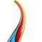 Homeroots 17" Blue and Red Murano Glass Modern Abstract Tabletop Sculpture 376107 - alternate 5