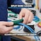 Kable Kontrol Convoluted Split Wire Loom Tubing - 3/8" Inside Diameter - 10' Length - Green WL902-10-GREEN - alternate 4