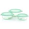 Martha Stewart 6 Piece Assorted Glass Storage Container and Lid Set  in Mint 131112.06 - alternate 5