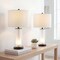 Jonathan Y Tryon 26 in. Modern Minimalist Glass/Iron Nightlight LED Table Lamp, Oil Rubbed Bronze/Clear, 2PK JYL1137C-SET2 - alternate 8