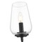 Z-Lite Dominique Matte Black 1 Light Wall Sconce 2012-1S-MB - alternate 5