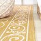 Jonathan Y Charleston Vintage Filigree Textured Weave Yellow/Cream 2 ft. x 10 ft. Indoor/Outdoor Runner Rug SMB106L-210 - alternate 6