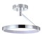 Jonathan Y Owen 17.5 in. Dimmable Integrated LED Metal Semi-Flush Mount, Chrome JYL7016A - alternate 5