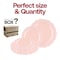 Smarty Had A Party Pearl Pink Round Lotus Plastic Dinnerware Value Set, 240PK 8850-PNKVP-CASE - alternate 8