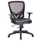 We'Re It Zapp Series Mesh Back Adjustable Task Chair with Seat Slide, Vinyl Seat, Black OFD501-ECB - alternate 1