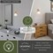 Vaxcel Huntley 1 Light LED Gold Brass Farmhouse Bathroom Vanity Wall Fixture White Schoolhouse Glass W0451 - alternate 8