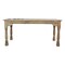 Homeroots 65" Brown Solid Wood Self-Storing Leaf Extendable Dining Table 719511 - alternate 1