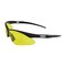 Bouton Optical Semi-Rimless Safety Glasses with Black Frame, Amber Lens and Anti-Scratch Coating 250-AN-10120 - alternate 2