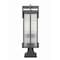 Z-Lite Fortis Sand Black 2 Light Outdoor Pier Mounted Fixture 5031PHBS-SQPM-BK - alternate 6