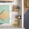 Martha Stewart Brody Clear Plastic Storage Organizer Bins W/Light Natural Paulownia Wood Lid, Small, 3.75x3in, 3PK BE-PB4517-3WD-CL-NT-MS - alternate 9