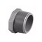 Charlotte Pipe And Foundry Threaded Plug Schedule 80 1-1/2" MPT T X 1-1/2" D MPT PVC PVC081131800 - alternate 6