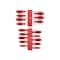 Tekton Phillips and Slotted Screwdriver Set w/Red Modular Organizers-4, 8in Shanks, 17pc (#0-#3, 3-8mm) DWZ90127 - alternate 1