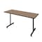 Regency Kobe T-Base Training Seminar Table, 66 in W, 24 in L, Noble Oak MKTRCT6624NO - alternate 1