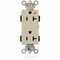 Leviton Straight Blade Receptacle, 5-20R, 20 A, 125V AC, Flush Mount, Isolated Ground M1636-IGI - alternate 1
