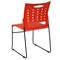 Flash Furniture Orange Plastic Stack Chair, PK5 5-RUT-2-OR-GG - alternate 9
