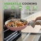 Nutrichef 18-Piece Ceramic Cookware Set with Detachable Handles, Non Stick Pots and Pans, PTFE-Free Natural NCCS18DTHPK - alternate 5