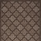 Homeroots 6' X 9' Dark Brown And Light Brown Trellis Indoor Outdoor Area Rug 545230 - alternate 7