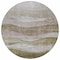 Homeroots 8' Taupe And Beige Round Abstract Washable Indoor Outdoor Area Rug 605003 - alternate 7