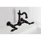 Kingston Brass Two-Handle Wall Mount Bridge Kitchen Faucet, Oil Rubbed Bronze KS2445PKL - alternate 6