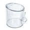 Azar Displays 9.47L/2.5 Gallons Clear Acrylic Candy Bin with Scooper 400421 - alternate 1