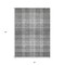 Homeroots 3' X 5' Gray Black And Ivory Plaid Washable Indoor Outdoor Area Rug 596339 - alternate 7