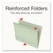 Pendaflex Ready-Tab Reinforced Hanging File Folders, Letter Size, 1/3-Cut Tabs, Sage Green, 20PK 1009463 - alternate 6