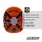 Jackson Safety Climbing Inspired Hard Hat, HDPE, 6 Point Rapid Dial, Orange 20903 - alternate 3