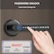 Wrightmaster Single Cylinder Smart Door Handle with Fingerprint, Anti-Peep Password, Emergency Charging Port ZR-SF047 - alternate 3