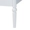 Baxton Studio Lucera Mid-Century White Queen Size 4-Piece Bobbin Bedroom Set 257-14016-14127-14121-14121-ZORO - alternate 5