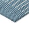 Homeroots 9' X 12' Teal Blue And Ivory Geometric Washable Indoor Outdoor Area Rug 596978 - alternate 6