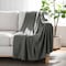 Arkwright Home Cozy Soft Polar Fleece Throw 50x60 Dark Grey - Case of 24, 24PK FLC-PLR-5060-6PK-DG - alternate 5