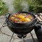 Bakkenmaster Bakken 14 in Pre-Seasoned Cast Iron Wok with Wooden Lid, Flat Bottom, Oven & Stove Safe BAKCASTWOK - alternate 7