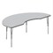 Correll Kidney HPL Activity Table, 72 in W, 36 in L, 19 in to 29 in H, Particleboard, Gray Granite A3672-KID-15-14-13 - alternate 1