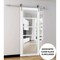 Sartodoors Sturdy Barn Door White 30x84 Solid Core Modern Interior QUADRO4522BD-S-WS-3084 - alternate 4