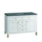James Martin Vanities Chicago 48in Single Vanity, Glossy White, w/ 3 CM Parisien Bleu Silestone Top 503-V48-GW-3PBL - alternate 8