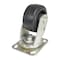 Vestil Rubber Swivel Caster 4 In. Diameter x 2 In. Width 396 Lb. Capacity Black CST-VE-4X2MR-S - alternate 7