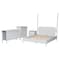 Baxton Studio Hoffman Scalloped Bedroom Set with Chest, White, King 272-14815-14816-14817-14819-ZORO - alternate 8