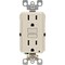 Leviton SmartlockPro Self-Test 15A Light Almond Residential Grade Rounded Corner 5-15R GFCI Outlet R16-GFNT1-0KT - alternate 1