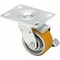 Zoro Select Plate Caster, Swivel, Polyurethane, 5 5/8"H P21S-UY040K-16-WB-DL - alternate 1