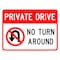 Sign Solutions Usa Traffic Sign, 24 in Width, Aluminum Sign, Horizontal Rectangle DCS10DWT2418CUS00219 - alternate 1