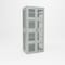 Pucel Heavy Duty Storage Cabinet with Perforated Doors and Sides, 36 in W x 72 in H x 24 in D, Light Blue HDSC-3672-24-4-PERF - alternate 1
