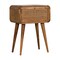 Homeroots 21" Brown Solid Wood One Drawer Nightstand 651808 - alternate 5