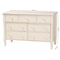 Baxton Studio Braith Farmhouse Ivory Spindle Wood 7-Drawer Dresser 258-14249-ZORO - alternate 6